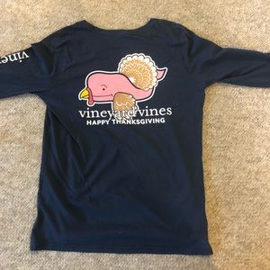 Men’s Vineyard Vines Thanksgiving themed shirt